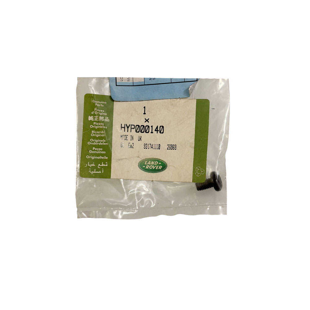 Front Armrest Screw HYP000140